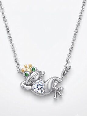 Frog Prince Necklace,  Charmed Aroma Fairy Tale Collection